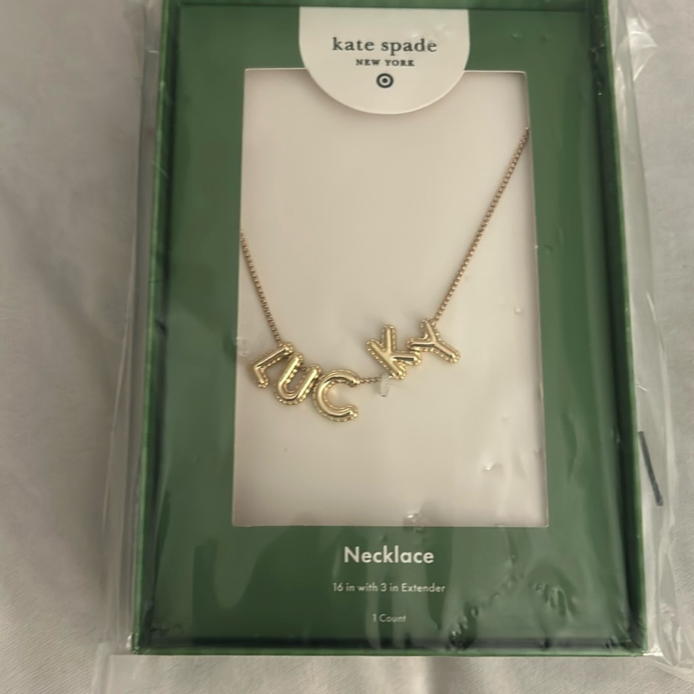 Kate Spade lucky necklace